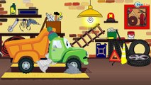 Dibujo animado - Tractor, Grúa - Videos para niños - Coches y Camiónes - Carritos Para Niños