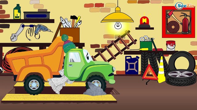 Dibujo animado - Tractor, Grúa - Videos para niños - Coches y Camiónes - Carritos Para Niños