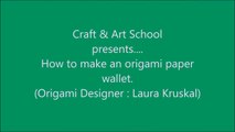 How to make origami paper wallet _ Origami _ Paper Folding Craft Videos & Tutorials.-iUn