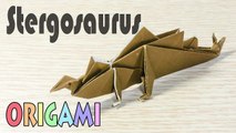 Origami Stergosaurus  - Paper Dinosaur Tutorial-8kk5bOLA