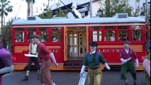 ºoº カリフォルニア アナハイム ディズニーランド レッド トロリー ニュースボーイズ with ミッキー Disneyland Red Car Trolley News Boys
