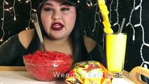 HOT CHEETOS SPAGHETTi _ MUKBANG @Wendy's Eating Show-2gj9oSbju