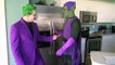 GREEN GOBLIN wears JOKER'S clothes! Spider-Man Batman Enemies parody-p_9W0VSO