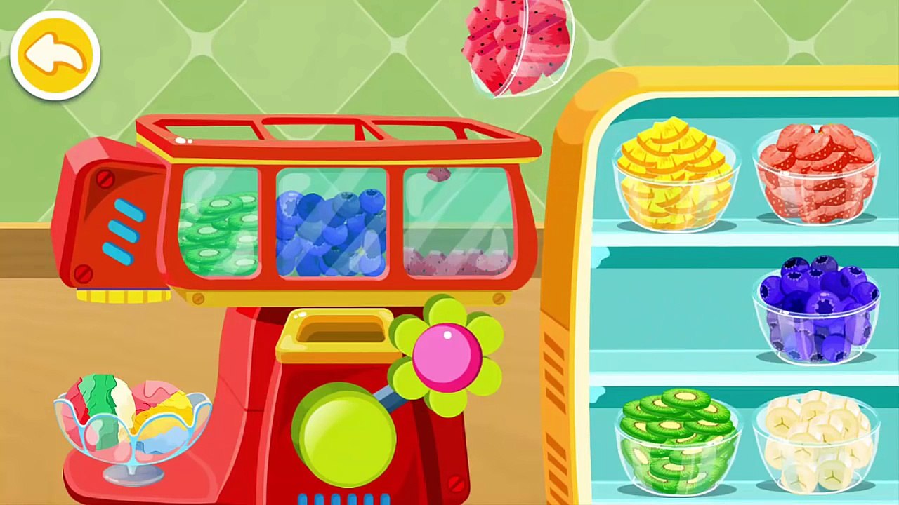 Baby Panda Making Juice, Ice Cream   Smoothies   Join The Fun With Little Panda   Babybus Kids Games