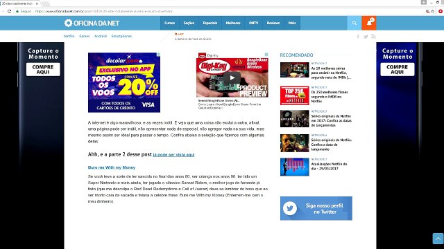 Os sites mais inuteis do mundo