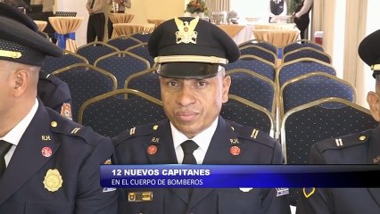 12 nuevos capitanes en el cuerpo de bomberos