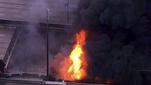 Section of Atlanta Highway Collapses After Fire Erupts on 1-85