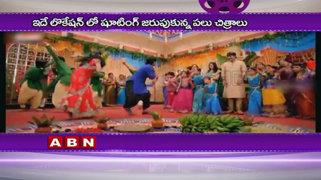 Complete Village Set for Ram Charan's next and set will be removed after shooting