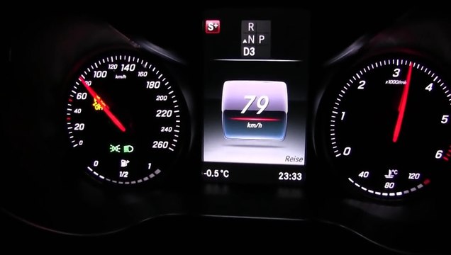 2016 Mercedes C 220d (170 HP) Acceleration 0-220 km_h-jspsOslUH1M