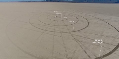 The Solar System to Scale | An Amazing Piece of Art In The Desert