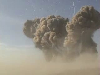 100 tonnes explosif desert