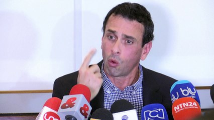 Capriles e esposa de López denunciam ditadura na Venezuela