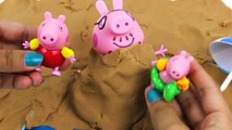 Play Doh Peppa Pig Holiday Toy English The Beach ep  cartoon inspired-pR