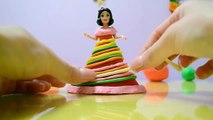 Snow White Princess Play Doh Rainbow Dress -asfas