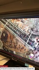 Hong Kong mall escalator suddenly reverses direction, 18 people injured