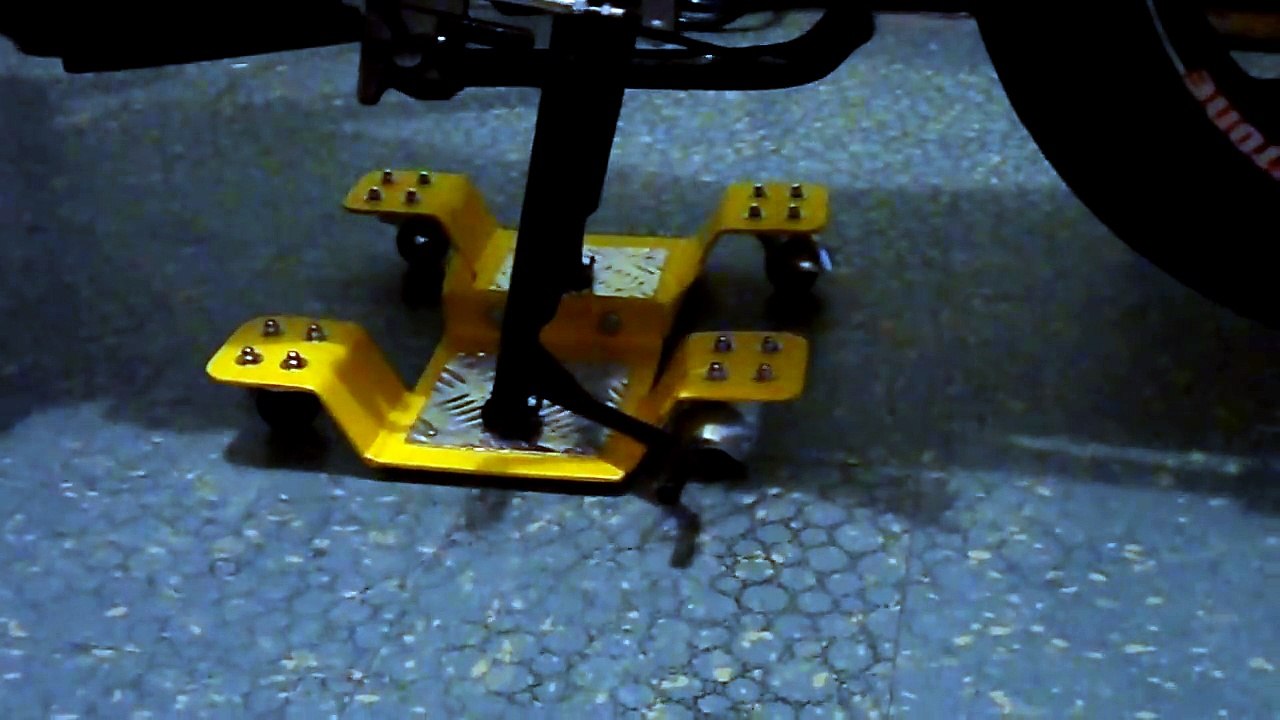 Plataforma Carro para mover moto 360º con facilidad