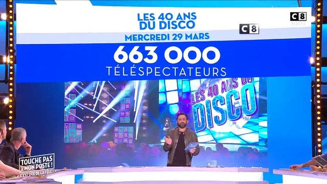 Cyril Hanouna flingue l'émission Les 40ans du disco diffusée sur... C8 ! Regardez