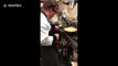 Chef with Down's syndrome flips pancakes like a pro