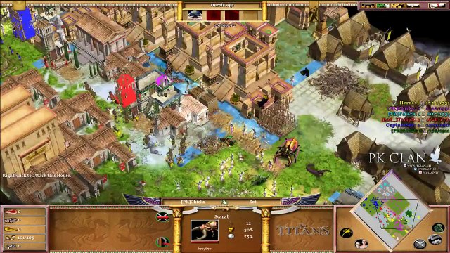 Age of Mythology - Tiny Map 3Vs3 Scenario _ Chaos EVERY