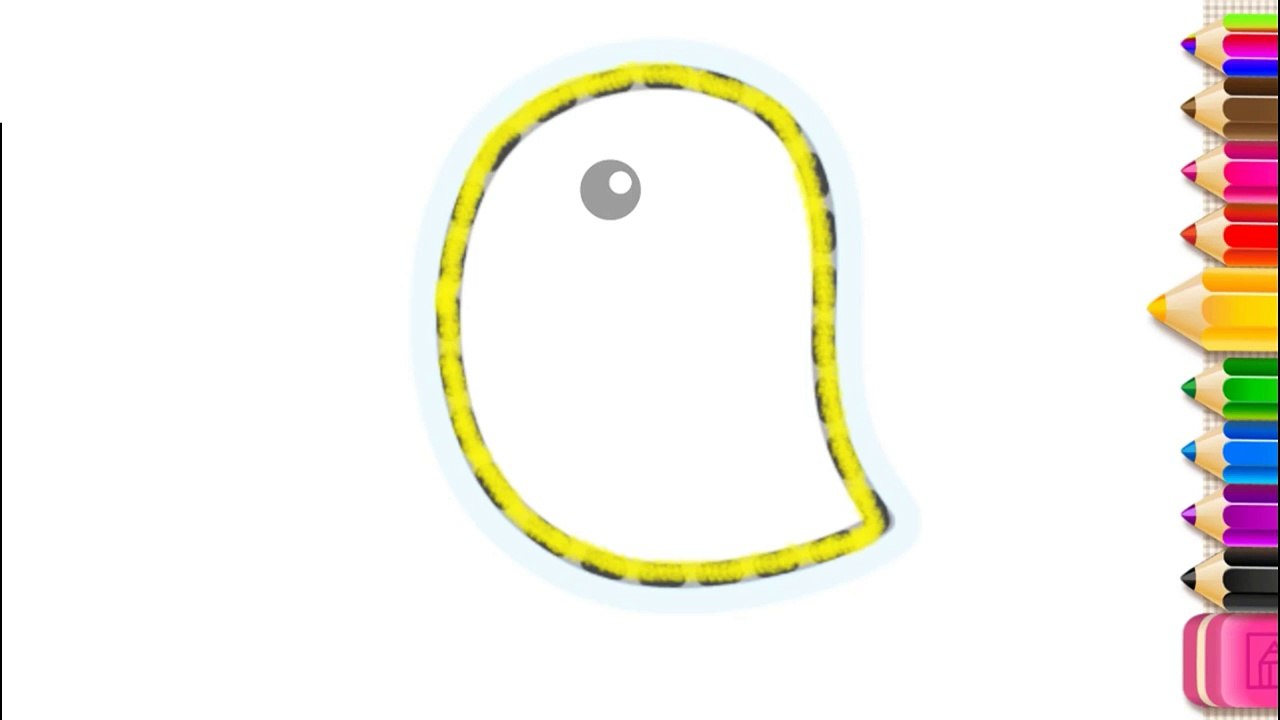 Preschool learning videos _ How to Draw a Bird with Yellow color _ Drawing for kids