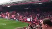 Liverpool fans sing ''You Never Walk Alone'' - Liverpool vs Everton 01.04.2017
