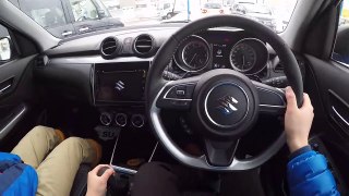 【Test Drive】2017 New SUZUKI SWIFT HYBRID RS 4WD - POV City