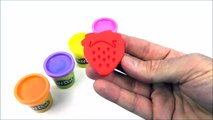Learn colors _ colours with fruit se play doh shapes