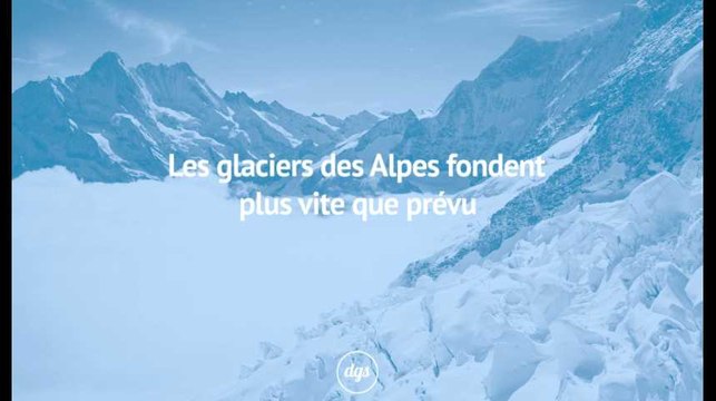 Les glaciers des Alpes fondent plus vite que prévu