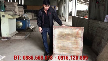 pallet tre không thể thiểu trong dây chuyền sản xuất gạch không nung