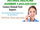 Hotmail Technical Support 1-844-449-0455  Customer service Phone Number