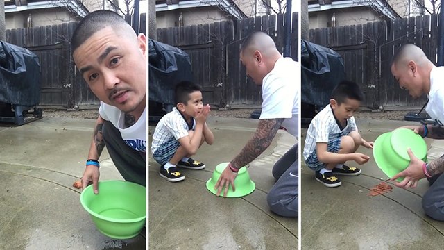 Un papa piège son fils