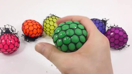 ABC Song - 1000 Degree Knife VS Colors Squishy Slime Rubber Balls L