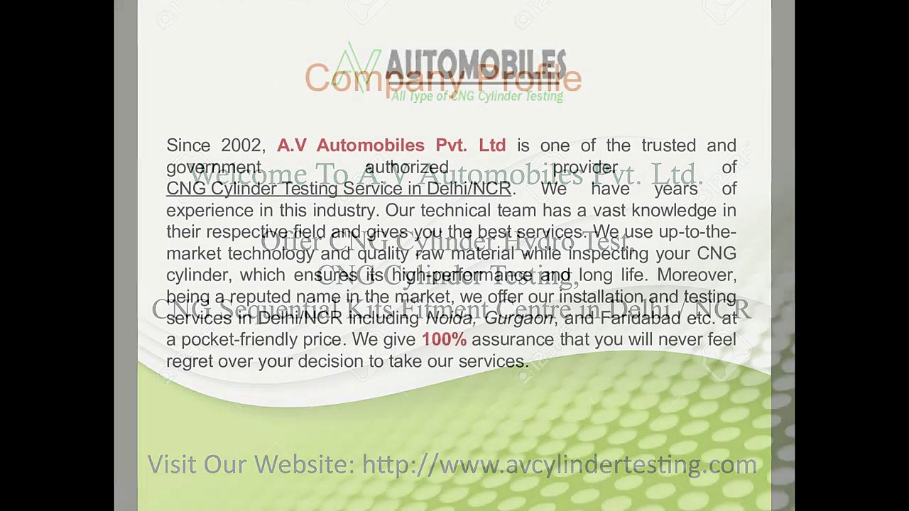 CNG Cylinder Hydro Testing In Delhi