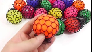 1000 Degree Knife VS Colors Slima Balls Diy Learn Colors Jelly Slime