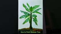 Acrylic Painting Lesson How to Paint Banana Tree by JM Lisondra