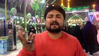 Syed Raza Abbas Zaidi Reciting Live Manqabat at Bain-ul-Harmain 2017