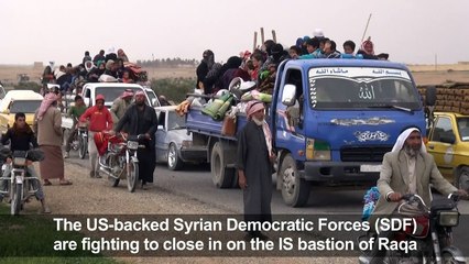 Hundreds flee clashes for control of Syria's Tabqa