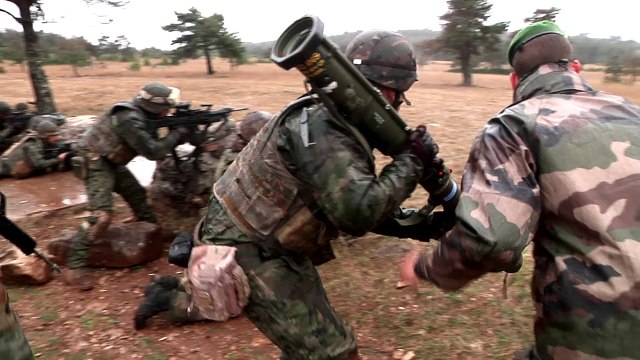 La Légion étrangère française s’entraîne avec la Légion espagnole La Cavalerie mars 2017. (VF)