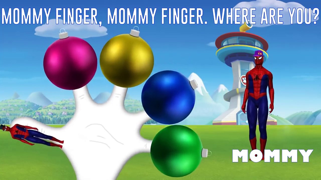 Spiderman Finger Family Song | Finger Family Song Video For Children And Toddlers