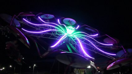 A Carnival ride at 2016 Magnolia Festival