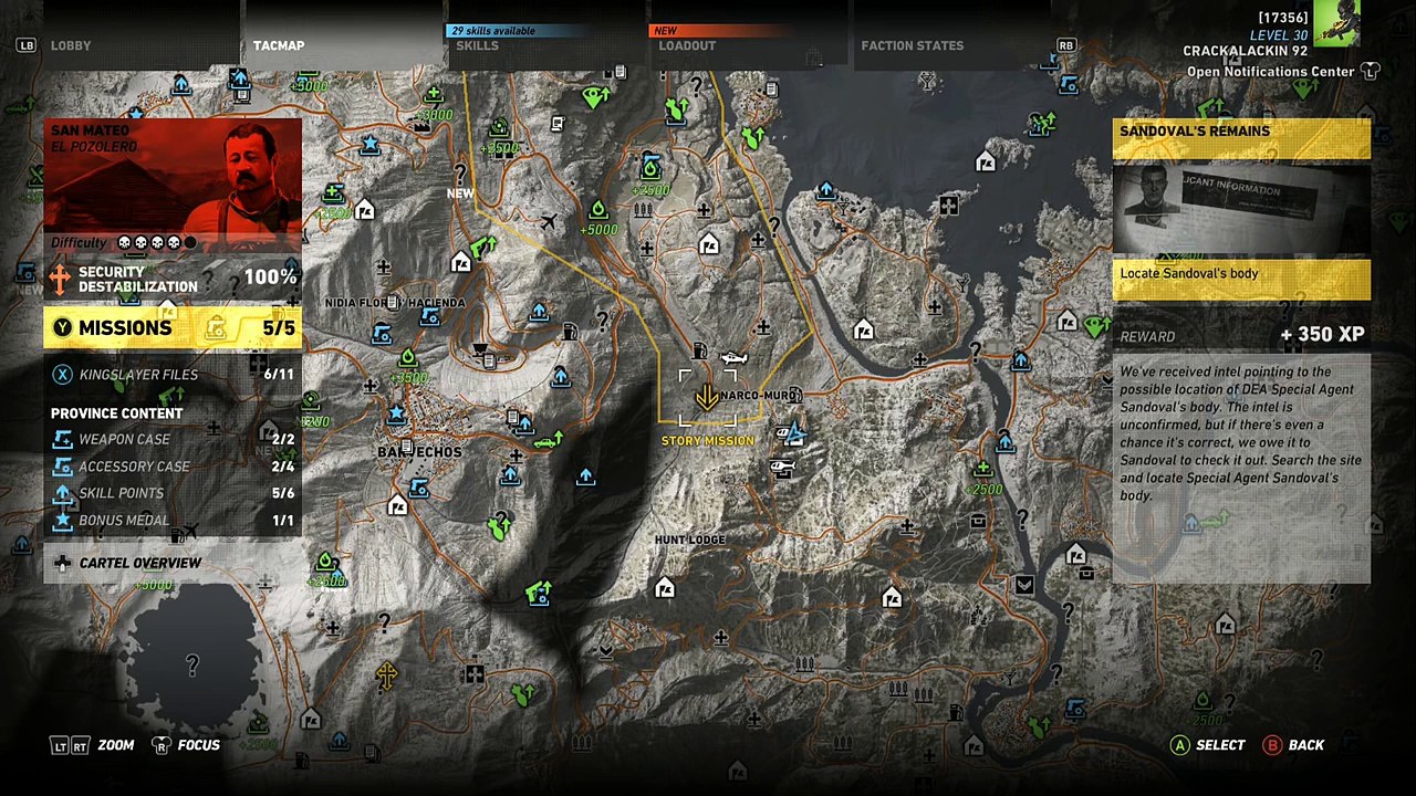 FINDINF RICKY SANDOVAL (GHOST RECON WILDLANDS)