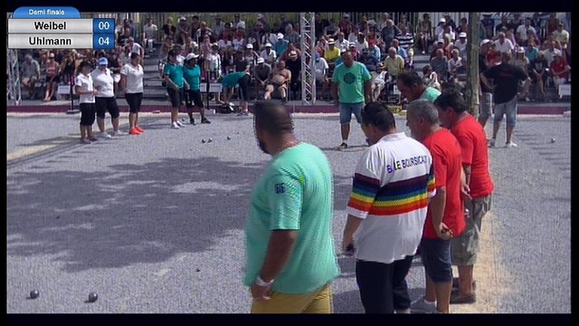 International à pétanque de Ruoms : Demi-finale Weibel VS Uhlmann