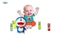 Bad Baby crying and learn colors-Colorful Pringles vs Doremon- Finger Family Song Collection