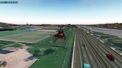 XPlane-test-new-PC-LFMN à Nice en Alouette 2 Lama