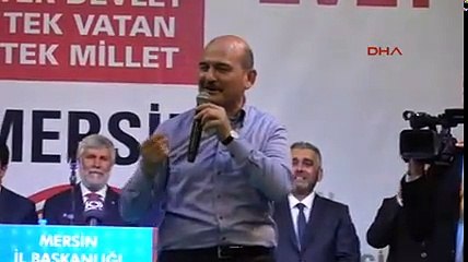 Bakan soylu 'Bizi terbiye etmeye kalktılar'