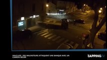 Des malfaiteurs attaquent une banque avec un camion-bélier (vidéo)