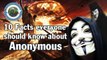 10 Facts everyone should know about Anonymous