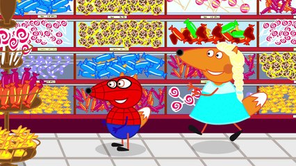 Fox Family FIREWORKS in Real Life Hedgehog BANDIT New Episodes! Family Finger Nursery Rhymes