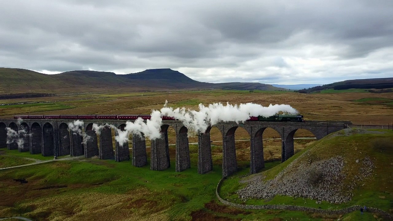 Flying Scotsman marks Settle-Carlisle line reopening
