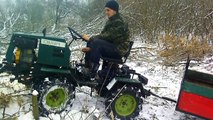 Homemade tractor 4x4 My working day!!!